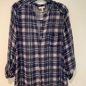 Plaid Joie Blouse